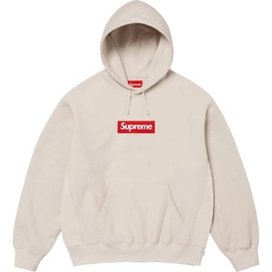 新品未着用 Supreme Box Logo Hooded Sweatshirt Stone パーカー