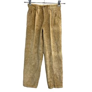 BEDFORD BRITCHES コーデュロイパンツ W25 ジュニアサイズ タックパンツ ベージュ 古着卸 アメリカ仕入 2406-214