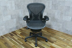 PB4BK106 ハーマンミラー Herman Miller アーロンチェア ポスチャーフィット サイズA フル装備 オフィスチェア メッシュ 事務椅子