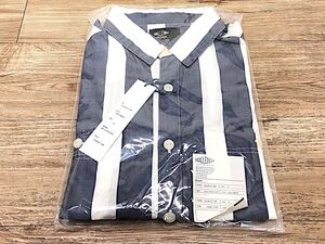 1/188【未使用】新品未開封 CHALLENGER BOLD STRIPE SHIRT XL ネイビー ホワイト ストライプシャツ チャレンジャー