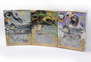 [未開封品 3点セット] カプコン モンスターハンター モンスター生態図鑑 Ⅲ Ⅴ Ⅵ フィギュア+ブックレット