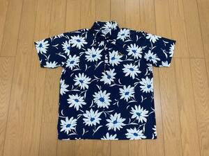 エヴィス EVISU 花柄 ポロシャツ size40 ゴルフ