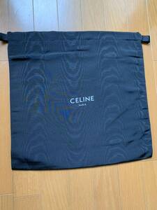 正規 CELINE セリーヌ 付属品 シューズバッグ 保存袋 黒