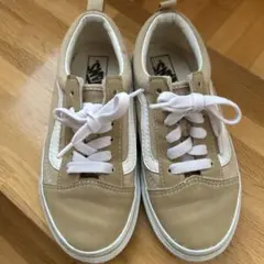 VANS OFF THE WALL ベージュ スニーカー　21センチ