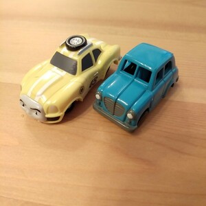 カププラ　トーマス　きかんしゃトーマス　カプセルプラレール【　エース　＆　セダン　】中古・現状　車両セット