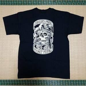 新品! 未着用! POKET PISTOLS ポケットピストルズ JOKERS POOL Tシャツ 黒 Lサイズ ① V.Cジョンソン パウエル