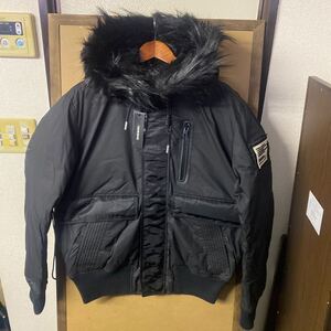 【新品】DIESEL フェイクファー 中綿ブルゾン XLサイズ