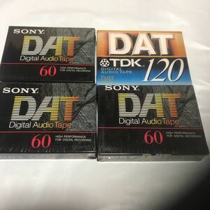 SONY DAT テープ ソニー デジタルオーディオ tdk dt 60ra da r120 セット　送料無料