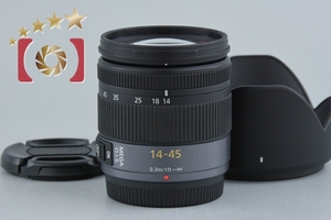 【中古】Panasonic パナソニック LUMIX G VARIO 14-45mm f/3.5-5.6 ASPH. MEGA O.I.S. H-FS014045