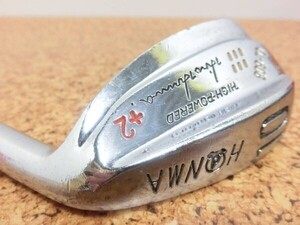 ♪HONMA ホンマ Hiro Honma CL-606 +2 HIGH-PCWERED ウェッジ 10番 純正スチールシャフト HIGH-PCWERED EXTRA 90 FLEX-R-1 中古品♪F1707