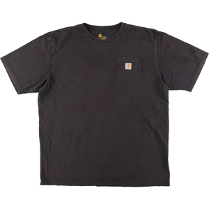 古着 カーハート Carhartt ORIGINAL FIT 半袖 ワンポイントロゴポケットTシャツ メンズXL /eaa429937