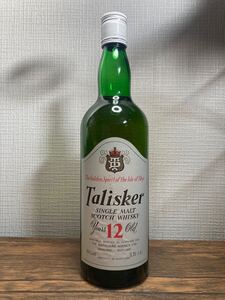 TALISKER（タリスカー）12年 TD ラベル 43％ 750ml 1970年代流通