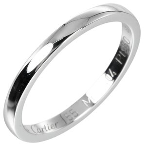 カルティエ CARTIER バレリーナ フラット 14号 リング 指輪 Pt950プラチナ 約3.32g【I201524011】中古