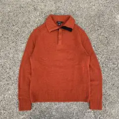 00s j.crew ハーフ　スナップボタン　ニット　セーター　Y2K 古着