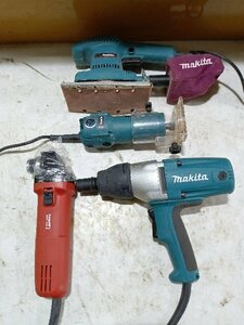 【比較的きれい】マキタ 仕上サンダ BO3700 / インパクトレンチ TW0350 / トリマ 3707FC / HILTI グラインダ DAG 100-S 動作良好