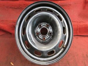 【H493】スチール ホイール 1本 フォルクスワーゲン ゴルフ 純正 15x6J 5穴 PCD100 +38 ハブ径58mm VOLKS WAGON GOLF