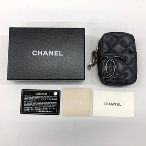 CHANEL シャネル カンボン ポーチ 13872041 ケース・付属品付き【DBAR4038】