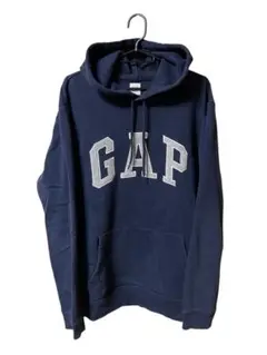 GAP ロゴ　パーカー　フード付き