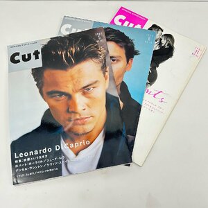 【80】1円～雑誌 月刊 Cut 1997/11 1998/8 2000/5 レオナルド・ディカプリオ ジョニー・デップ おまとめ3冊 中古本 現状品