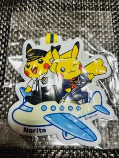 成田空港限定　ピカチュウラゲッジタグ