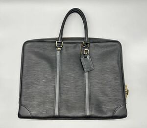 KA LOUIS VUITTON ルイ ヴィトン エピ ポルト ドキュマン ヴォワヤージュ ビジネスバッグ レザー ノワール ブラック M54472 