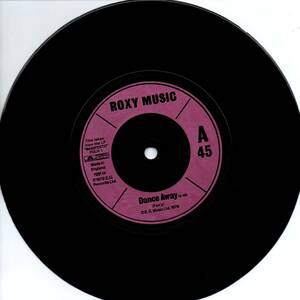 Roxy Music 「Dance Away/ Cry Cry Cry」英国盤EPレコード