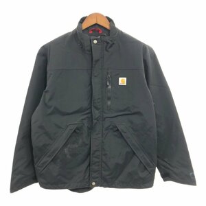 【B品】 Carhartt カーハート Shoreline ナイロンジャケット ワーク ブラック (メンズ M) 中古 古着 Q0790