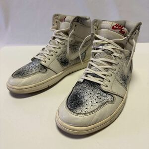 逸品◇NIKE Air Jordan 1 ナイキ ジョーダン1 カスタム 26.0cm off white オフオワイト