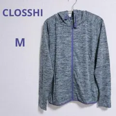 CLOSSHI クロッシー レディース 長袖フルジップパーカー ブルゾン