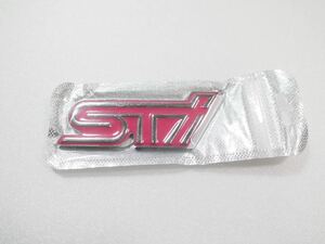 STI エンブレム レッド 両面テープ 新品