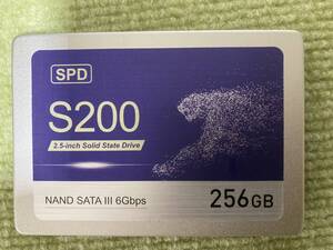 中古 内蔵SSD256GB×1 SPD製 Serial ATA 2.5インチ