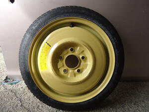 普通車 プレマシー 他 15inch テンパータイヤ/スペアタイヤ T115/70D15 PCD114.3 ５穴 15×4T 車載タイヤ マツダ CREW