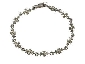 原宿店インボイス原本付属 CHROME HEARTS クロムハーツ 11LINK TNY E CH PLS SILVER925 14K ブレスレット タイニーE CHプラス 11リンク