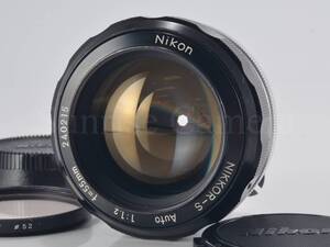 [良品]Nikon (ニコン) 非Ai Nikkor S Auto 55mm F1.2 [保証] (54044)