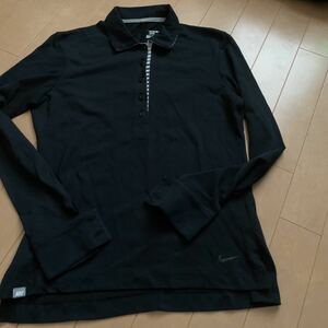 ☆NIKE golf 長袖ポロシャツ 薄手シャツ　Mサイズ　美品長袖Tシャツ