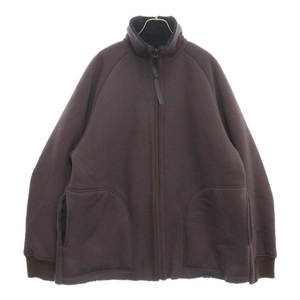 エヌハリウッド 23AW COMPILE LINE REVERSIBLE BLOUSON コンパイルライン リバーシブルブルゾン ボアジャケット ブラウン 2232-BL01-002