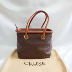 美品 CELINE マカダム柄 ハンドバッグ ポーチ