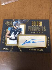 NFL Myles Jack rc auto マイルズ・ジャック　ルーキー　直筆サイン　jaguars