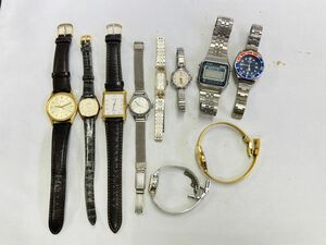 kmg39▼腕時計 10点おまとめ/レディース メンズウォッチ SEIKO.CITIZEN.RADO 未稼働 ジャンク時計▼