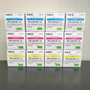 NEC　純正トナ－　PR-L9010C-13 シアン/PR-L9010C-12 マゼンタ/PR-L9010C-11 イエロー　３色　１２個セット (ColorMultiWriter 9010C)