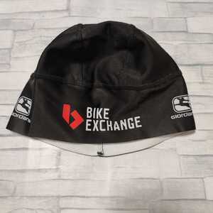 支給品　BIKE EXCHANGE　ウィンターキャップ　サイクルジャージ　自転車　Giordana　バイクエクスチェンジ　ロードバイク　ウォーマー