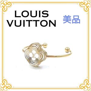 LOUIS VUITTON ルイヴィトン M65473 ブラスレ アラフォリ バングル ブレスレット レディース ゴールド アクセサリー 小物 希少 レア 特価