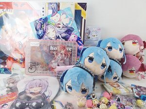 [BB-3-2] ホロライブ グッズ まとめ売り ジャンク ラバスト ぬいぐるみ フィギュア マウスパッド 星街すいせい 猫又おかゆ 宝鐘マリン