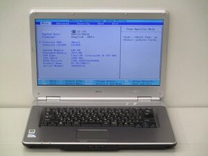 △NEC PC-VY22MAZ77 PC-VY22MAZ77 Celeron 900 2.2Ghz 2GB DVD-ROM 15.6インチ OSなし BIOSのみ