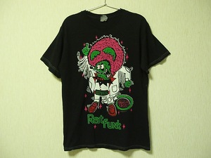 ●Rat Funk Tシャツ ラットファンク 黒 ラットフィンクのパロディ FINK キャラクター 