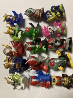 仮面ライダー 指人形　ソフビフィギュア Ａセット