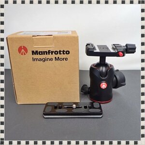 【 良品 】 Manfrotto センターボール雲台 MH496-Q6 箱付属 プレート社外品 マンフロット 1円スタート