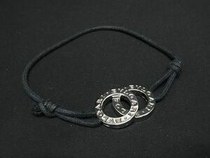 1円 BVLGARI ブルガリ ドッピオトンド フォルトゥーナ SV925 ブレスレット アクセサリー シルバー系×グリーン系 FD6306