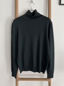 A.P.C. タートルネックセーター ニット S ダークグリーン　アーペーセー