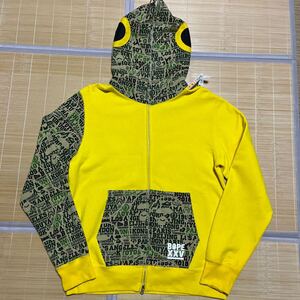 A BATHING APE BAPE KAWS 25周年記念　LUKAWARM WATER カエル　SHARK HOODIE シャークパーカー　L BABY MILO sta camo 迷彩